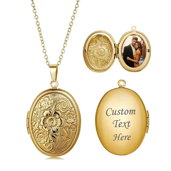 Collier médaillon personnalisé pour femme