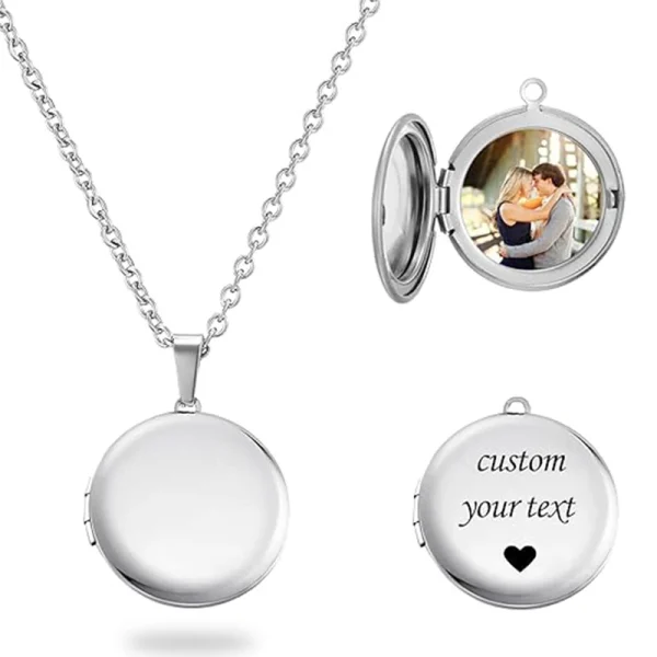 Collier médaillon personnalisé pour femme