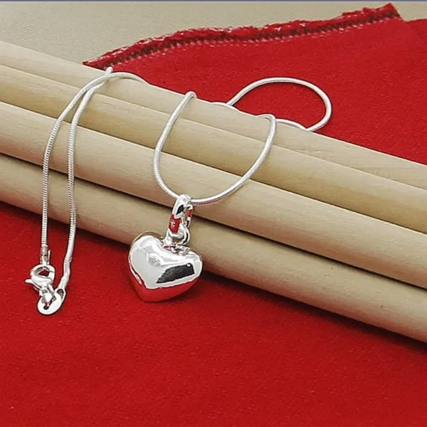 Collier raffiné en argent sterling 925