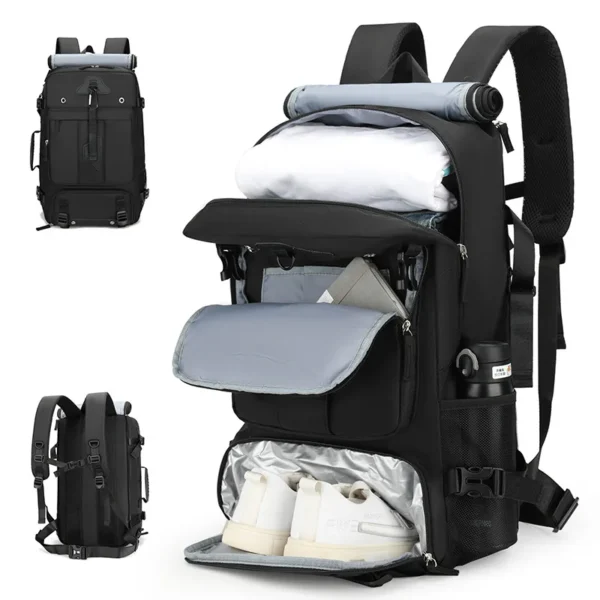 Sac à dos de voyage extensible pour homme
