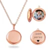 Collier médaillon personnalisé pour femme
