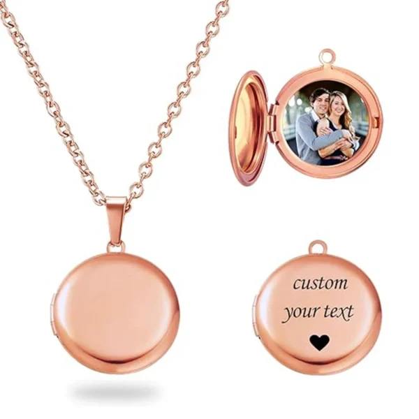 Collier médaillon personnalisé pour femme